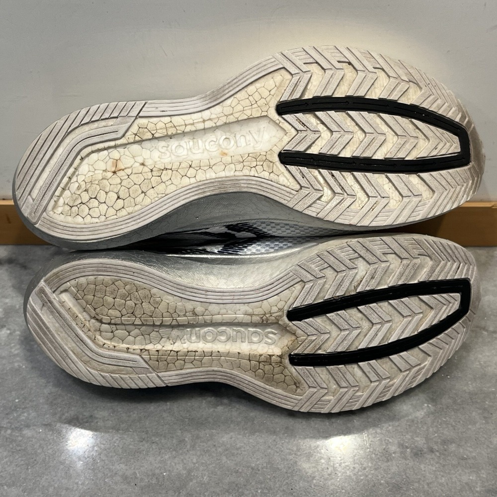 Saucony Women's Endorphin Pro+ Plus White Black Size 9 S20719-01 - Picture 9 of 12
